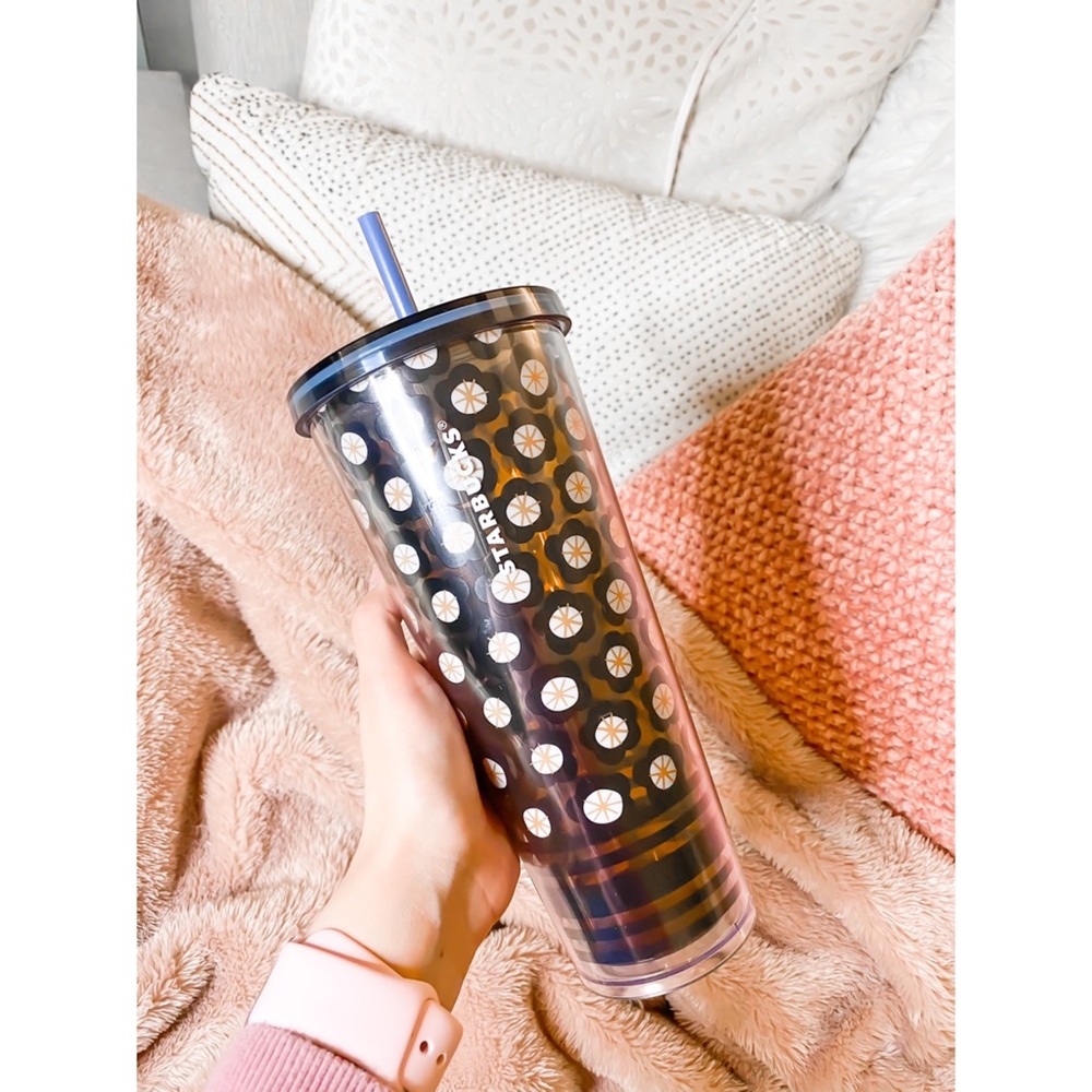 Rare Black cherry Blossom Starbucks 24 oz Tumbler
